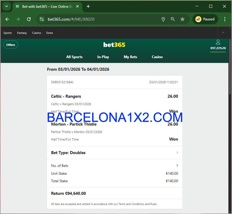 Fixed Match 100% Sure
