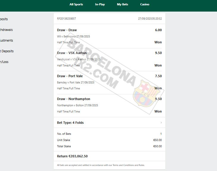 Fixed Matches