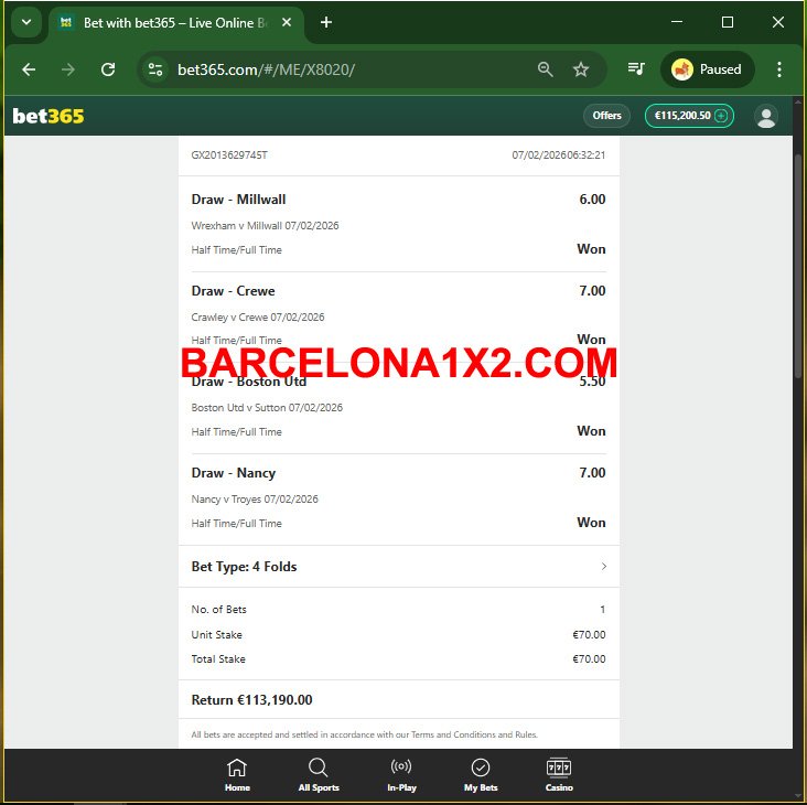 Fixed Match 100% Sure